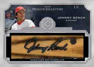 2013 Museum Collection Bat Nameplate Relic