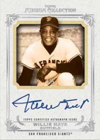 2013 Topps Museum Collection Willie Mays Auto