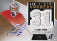 2012-13 Sp Game Used Carey Price