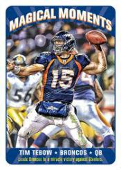 2012 Topps Magic Tim Tebow Magical Moments