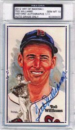 2013 Historic Autographs Ted Williams