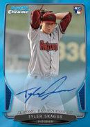 2013 Bowman Chrome Tyler Skaggs Auto