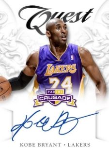 12/13 Panini Crusade Kobe Bryant Quest Autograph