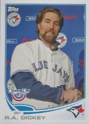 2013 Topps Opening Day #213 R.A. Dickey SP 