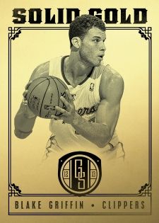 12/13 Panini Gold Standard Solid Gold Blake Griffin