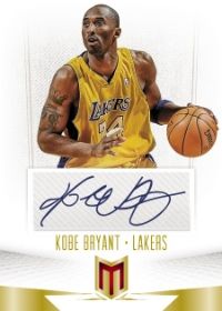 12/13 Panini Momentum Kobe Bryant Autograph Card