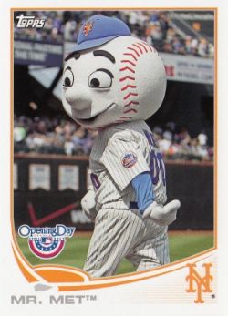 2013 Topps Opening Day Mascot Cards