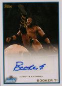 2012 Topps WWE Booker T Autograph