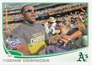 2013 Topps Opening Day #137 Yoenis Cespedes SP