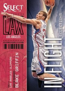 12/13 Panini Select In Flight Selections Blake Griffin Insert Card