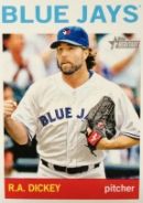 2013 Topps Heritage R.A. Dickey Variation