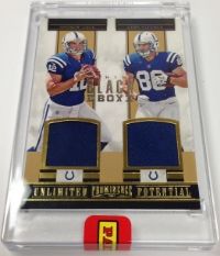 2013 Panini Black Box Unlimited Potential Andrew Luck - Coby Fleener