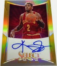 2012/13 Panini Select Kyrie Irving Gold Autograph RC