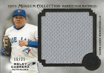 2013 Topps Museum Collection Momentous Material Melky Cabrera