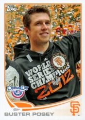 2013 Topps Opening Day Photo SP Buster Posey