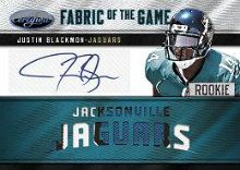 2012 Certified Justin Blackmon Fabric of the Game
