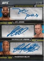 2014 UFC Knockout Triple Autograph