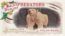 2014 Topps Allen & Ginter World Deadliest Predators