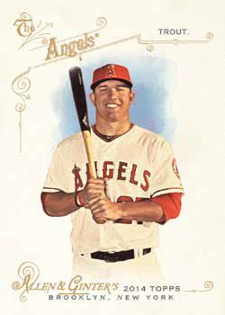2014 Topps Allen & Ginter Mike Trout Base Card