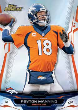 2014 Topps Finest Peyton Manning Base Card