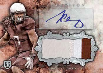 2014 Topps INception Football Auto Relic Card