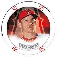 2014 Topps MLB Chipz Mike Trout