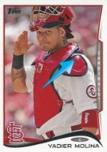 2014 Topps Series 1 Yadier Molina Sparkle