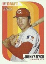 2014 Topps Heritage 1st Draft Johnny Bench