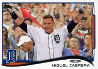 2014 Topps Series 1 Miguel Cabrera Sparkle