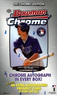 2013 Bowman Chrome Baseball Box