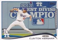 2014 Topps Series 1 Clayton Kershaw Sp