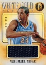13/14 Panini Gold Standard White Gold Andre Miller Jersey