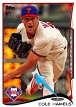 2014 Topps Series 1 Cole Hamels Sparkle