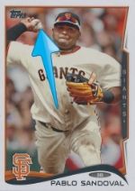 2014 Topps Series 1 Pablo Sandoval Sparkle