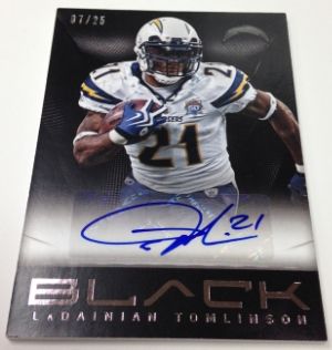 2013 Panini Black LaDanian Tomlinson Auto