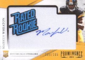 2013 Panini Prominence Rated Rookie