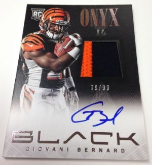 2013 Panini Black Onyx Giovani Bernard Auto