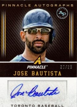 2013 Pinnacle Artist Proof Jose Bautista 