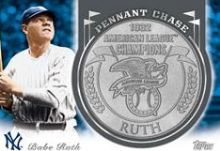 2013 Topps Update Babe Ruth Coin