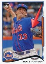 2014 Topps Series 1 Matt Harvey Sparkle