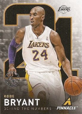 13/14 Pinnacle Behind the Numbers Kobe Bryant