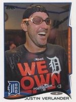 2014 Topps Series 1 Justin Verlander Variation