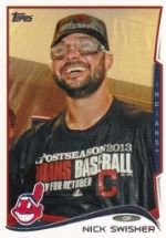 2014 Topps Series 1 Nick Swisher Variation