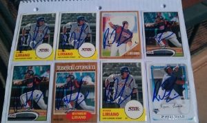 Rymer Liriano Autograph Cards