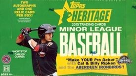 2013 Topps Heritage Minor League Baseball Box
