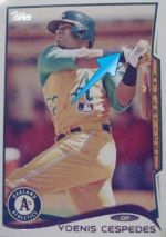 2014 Topps S1 Yoenis Cespedes Sparkle