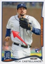 2014 Topps Series 1 Nick Castellanos Sparkle