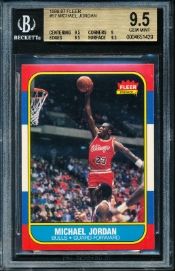1986-87 Fleer BGS 9.5 Michael Jordan