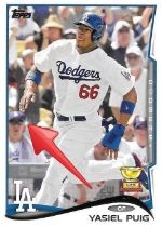 2014 Topps Series 1 Yasiel Puig Sparkle