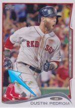 2014 Topps Series 1 Dustin Pedroia Sparkle